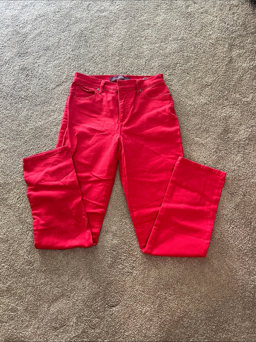 Gloria Vanderbilt Bright Red Women's Jeans